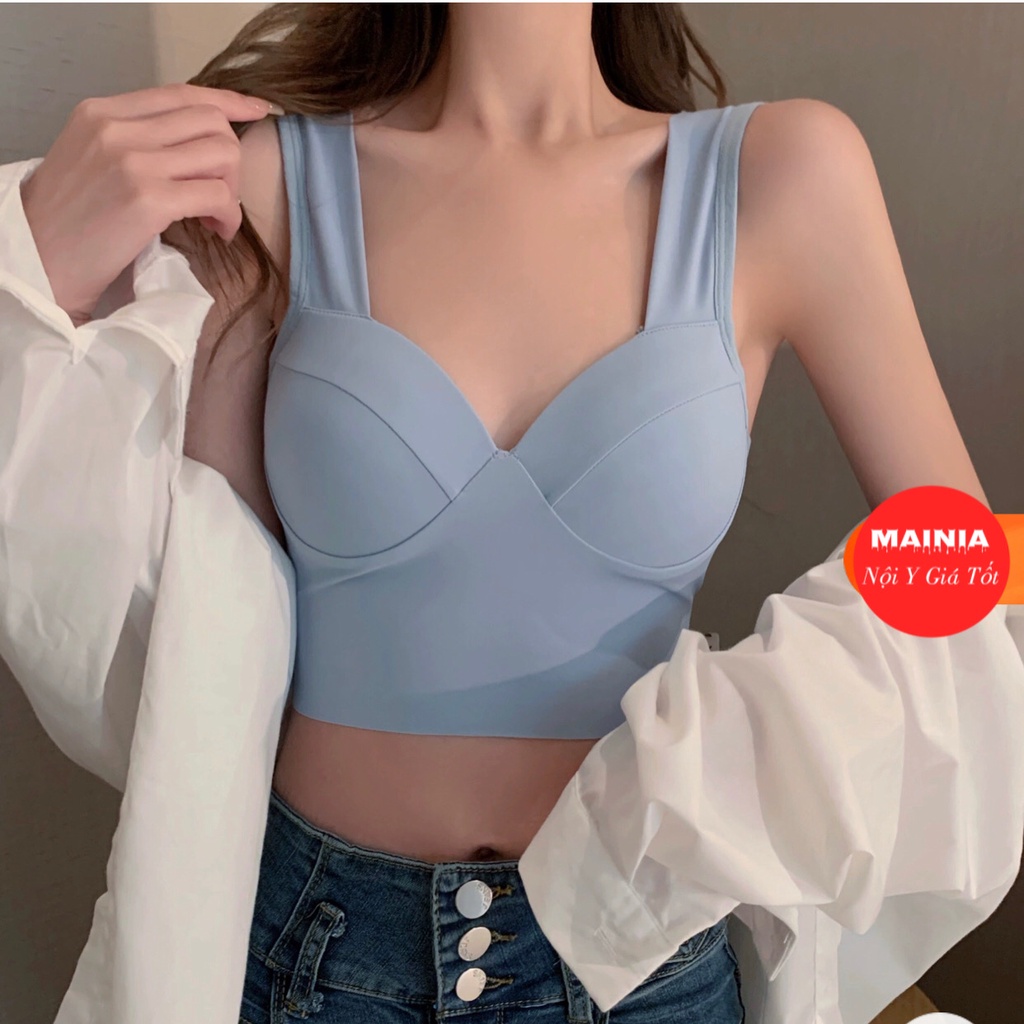 [Loại 1 Túi Zip] Áo Bra Su Cao Cấp Kiểu Mới Hottrend Áo Croptop Siêu Đẹp Co Giãn Thoải Mái Mainia Shop