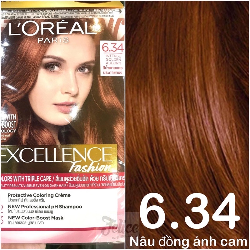 🥰Kem nhuộm dưỡng tóc màu thời trang L'Oreal Paris Excellence Fashion❤️