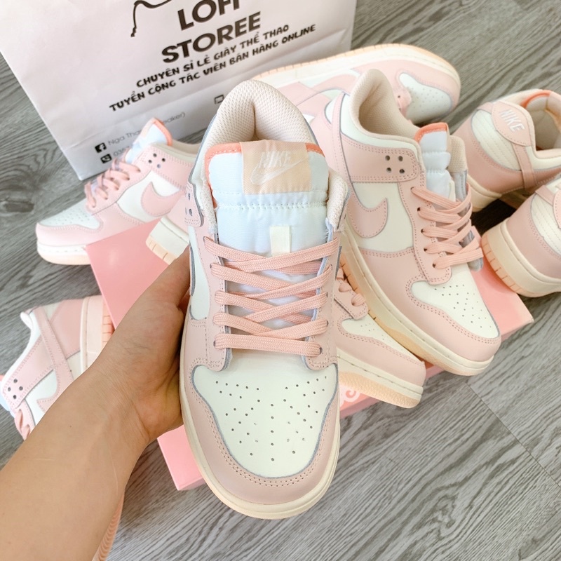 [ẢNH THẬT] Giày Thể Thao NK SB Hồng Low Hot trend, Giầy Sneaker SB Pink thấp cổ