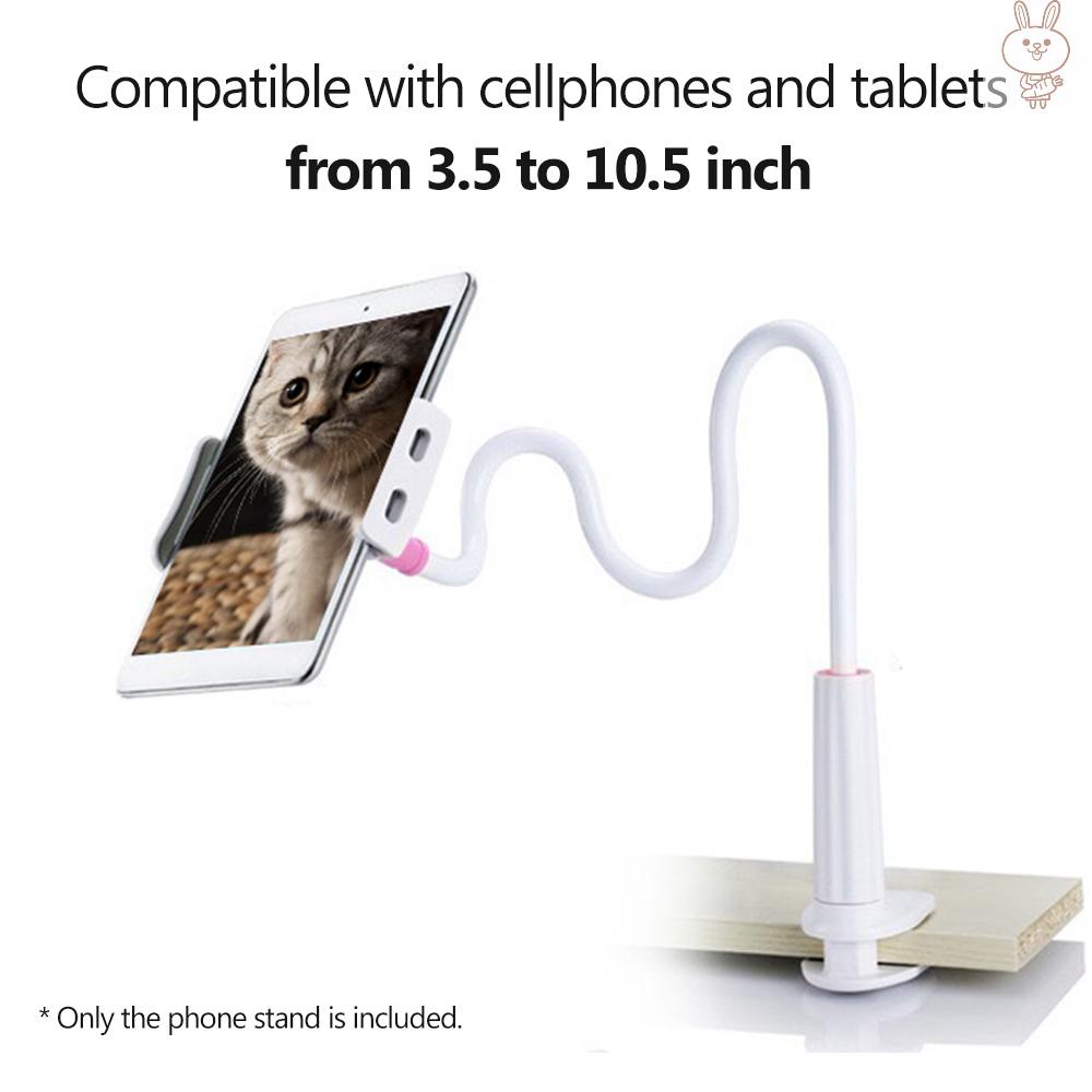 OL Lazy Phone Stand Desk Bedside Phone Support for Online Course Teaching and Live Stream Compatible with Cellphones and Tablets from 3.5 to 10.5 Inches