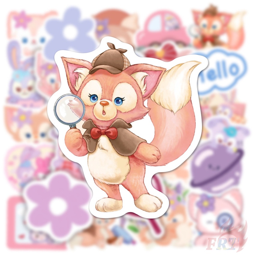 Set 50 miếng dán trang trí in hình hoạt hình Disney dễ thương 01 DIY