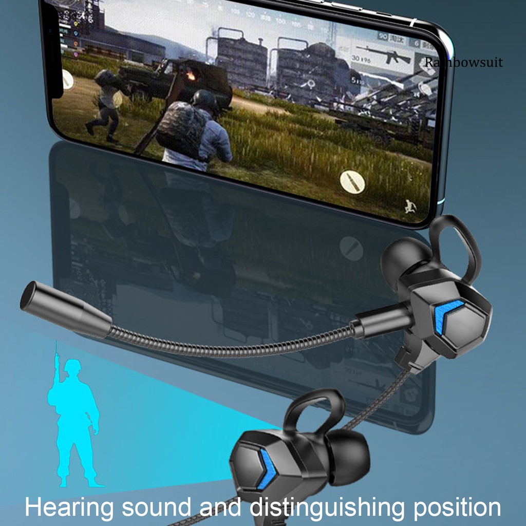 Tai Nghe Nhét Tai Có Dây E-Sports Với Micro Âm Thanh Sống Động