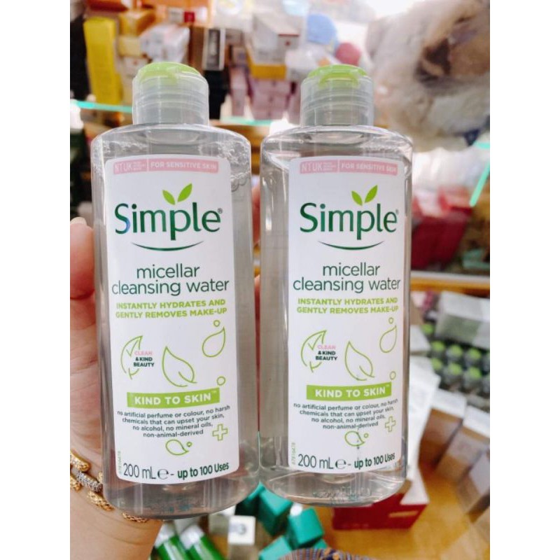 Combo SIMPLE Tẩy trang + Tonner Nước hoa hồng | BigBuy360 - bigbuy360.vn