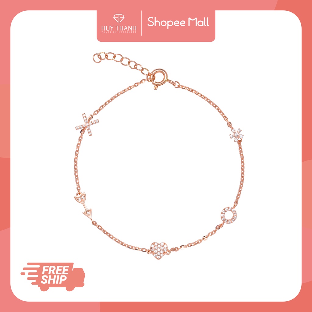 Lắc tay vàng 14k LLF135 Huy Thanh Jewelry