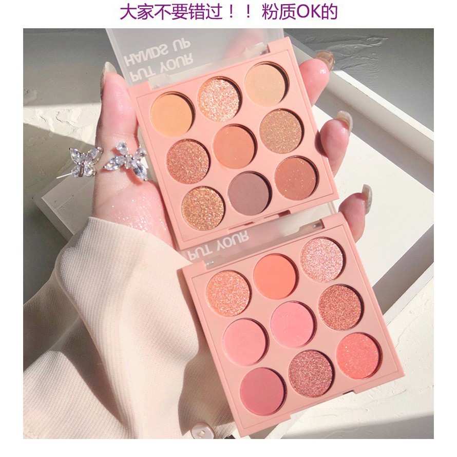 Bảng Mắt 9 Ô Sweet Mint Nhũ Lì Put Your Hands Up F502 | BigBuy360 - bigbuy360.vn