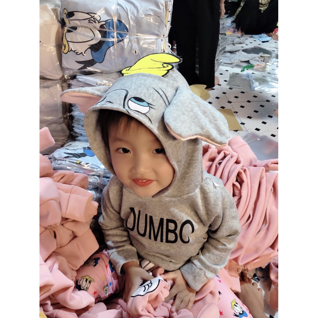 áo thú chất nỉ bông cực ấm và đáng yêu cho bé