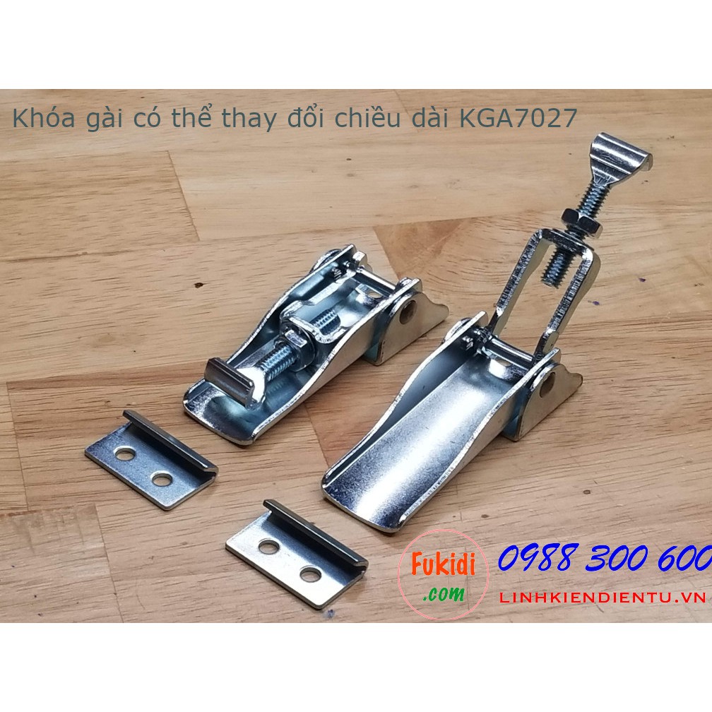 Khóa gài thép có thể điều chỉnh chiều dài tay kéo model KGA7027
