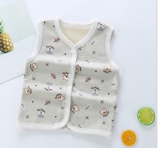 Combo 2 Áo khoác gile nỉ cho bé