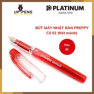 Bút máy Platinum Preppy - 02 Extra Fine Nib - Màu đỏ (Red)