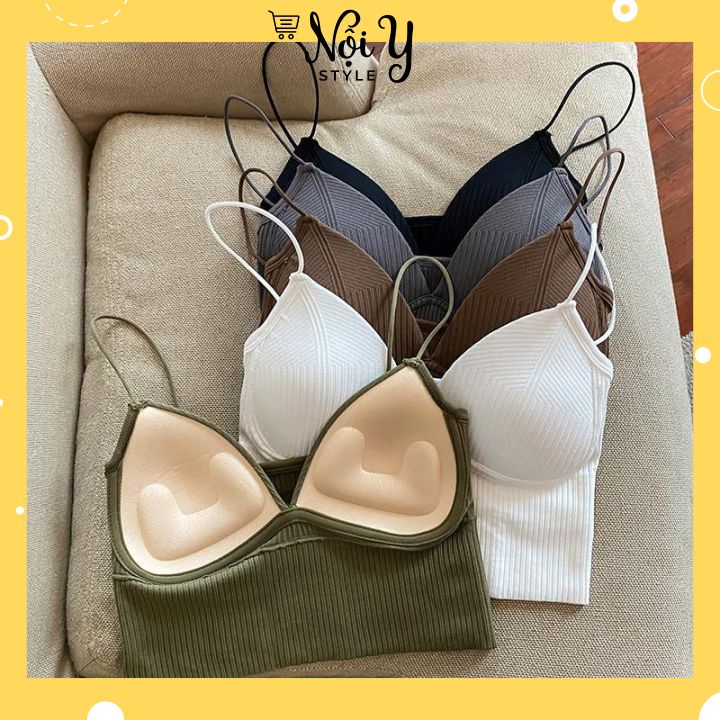Áo Bra Nữ Dáng Croptop Có Mút Ngực , Chất Cotton Siêu Mát Mẫu Mới Siêu Hot MS377