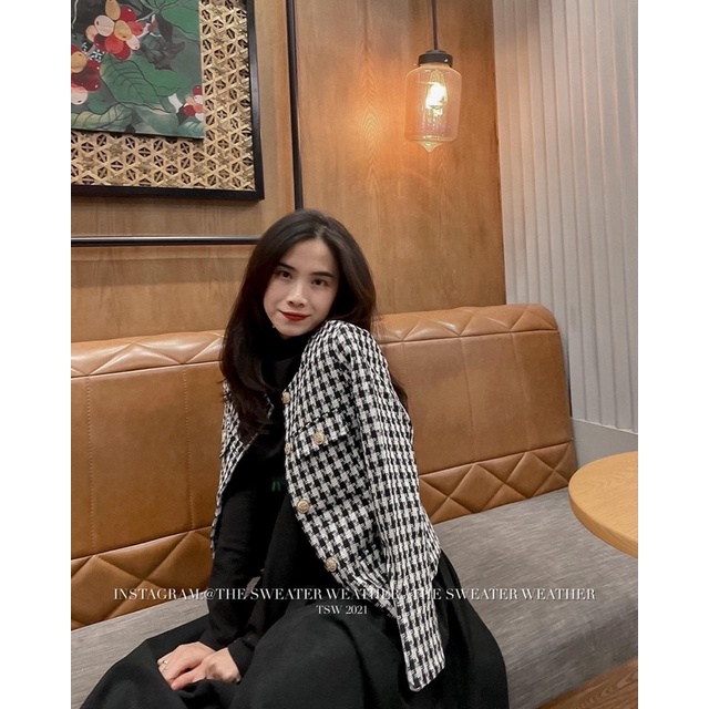 ÁO DẠ TWEED TIÊU KHUY ĐỒNG SIÊU HOT - CHOOSE MIE