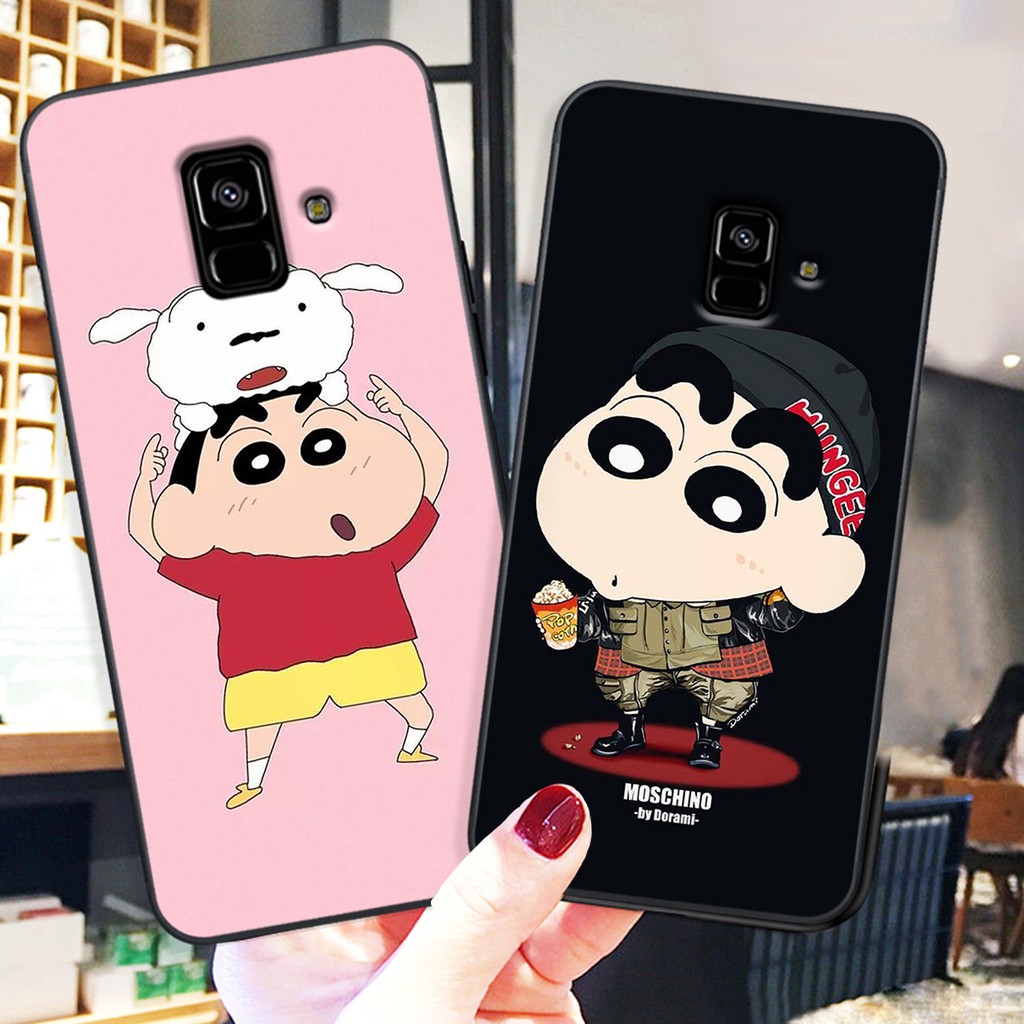 Ốp lưng điện thoại Samsung Galaxy A8 - A8 PLUS in hình shin- Doremistorevn