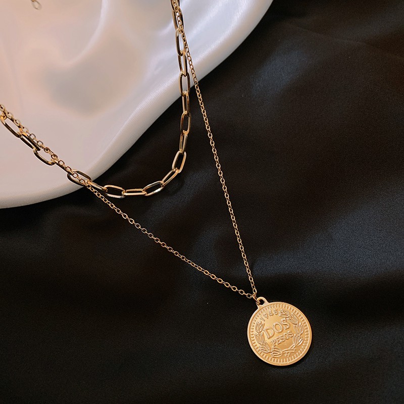 vòng cổ Hai Đầu Thiết Kế Đơn Giản Xinh Xắn Cho Nữ