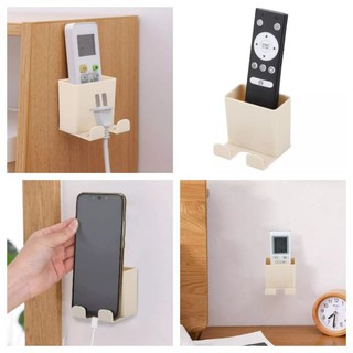 Giá Đỡ Dán Tường Để Điều Khiển Từ Xa + Sạc Điện Thoại Tiện Dụng