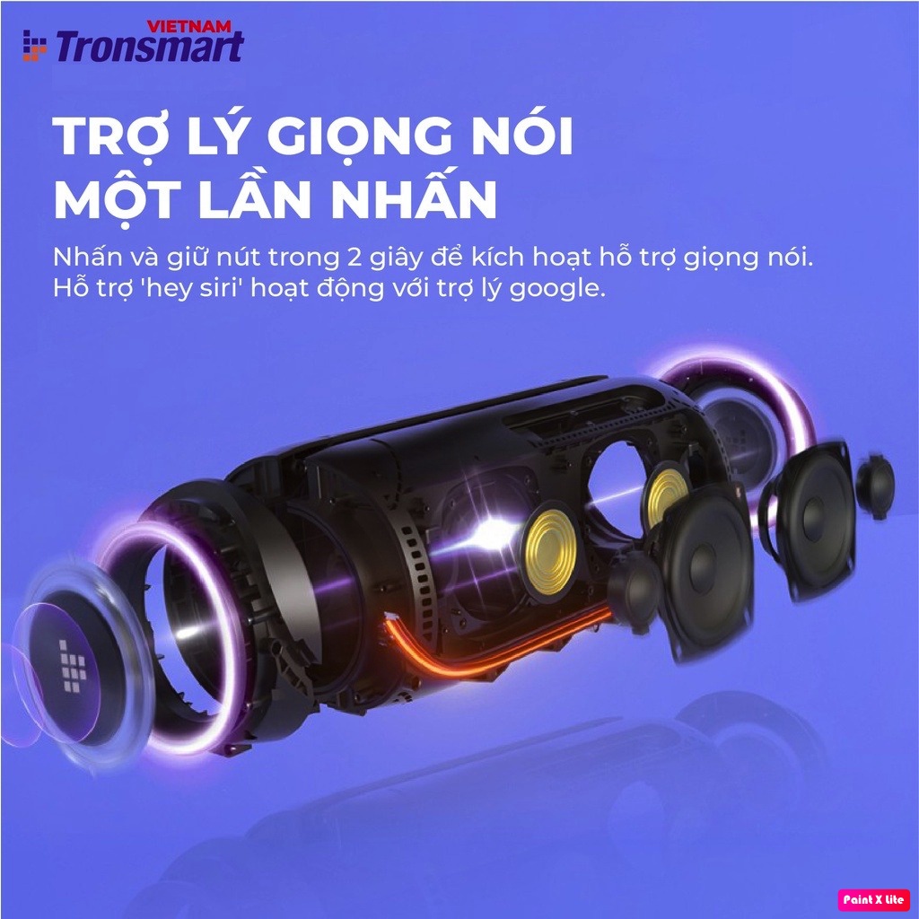 Loa Bluetooth Tronsmart BANG Công suất 60W, Đèn led RGB theo nhịp - Công nghệ TuneConn, SoundPulse - 8 hiệu ứng EQ