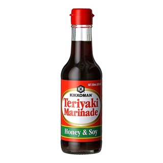 Sốt tẩm ướp teriyaki mật ong và nước tương hiệu kikkoman 250ml hsd 2027