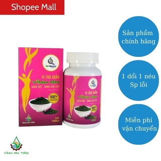 Tảo bột đắp mặt nạ 100gr, Tảo bột Vĩnh An cấy tảo dành cho SPa