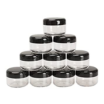 HỦ NHỰA TRONG SUỐT có nắp lót - Hủ Lọ chiết Mỹ phẩm Nhỏ nắp Trắng 3gr - 5gr 10gr - 20gr 30gr - 50gr - 100gr - 200gr