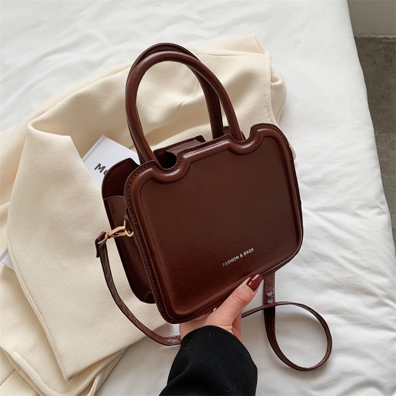 Túi xách messenger hình vuông nhỏ cầm tay phong cách thời trang xuân hè 2022 mới sang trọng cho nữ