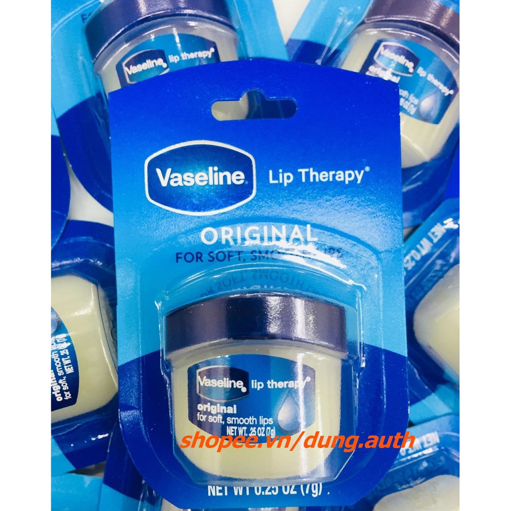 Sáp Dưỡng Môi 7G Vaseline Lip Therapy Original Không Màu
