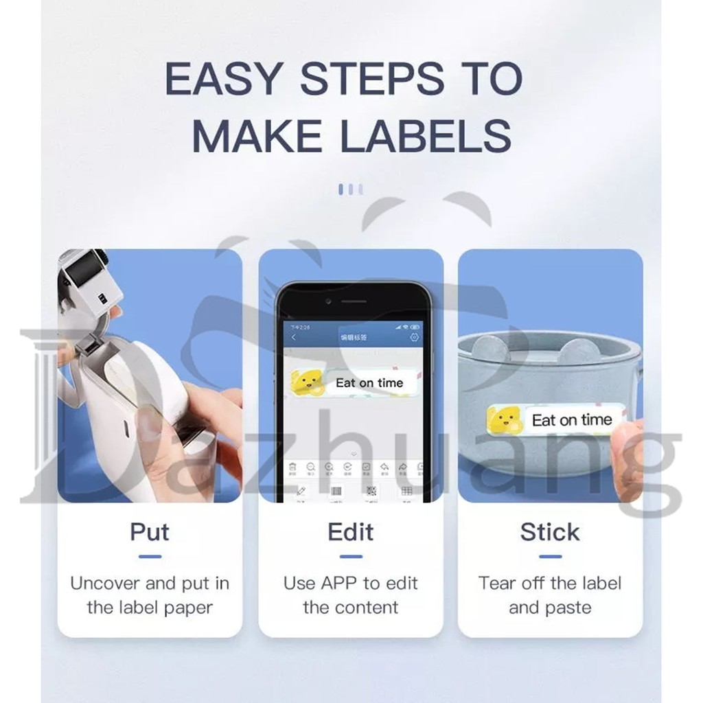 Máy In Nhãn Không Dây D11 Kèm Phụ Kiện | BigBuy360 - bigbuy360.vn