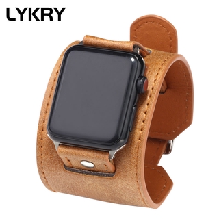 Dây Đeo Thay Thế LYKRY Bằng Da Cho Apple Watch 6/5/4 40mm / 44mm / 3/2/1