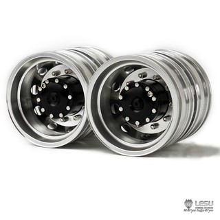 Xe tải 1/14 Hợp kim nhôm Bánh xe kim loại đa năng W-2048 Máy kéo Tamiya Mercedes 3363 Radium Speed ​​Model LESU