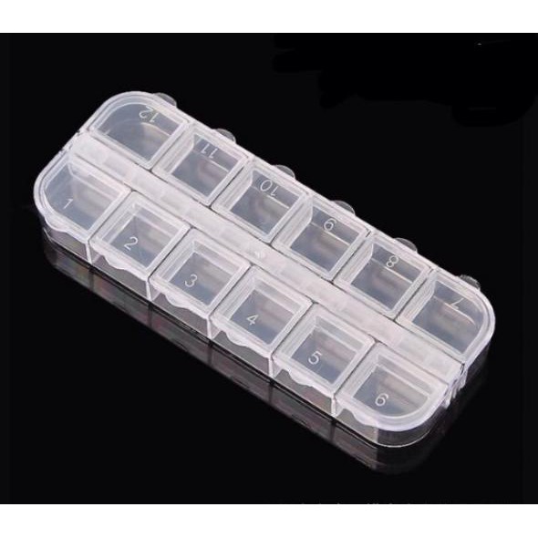 [ TÂM TÂM ]-Hộp 12 ô chiết màu,POCKET-