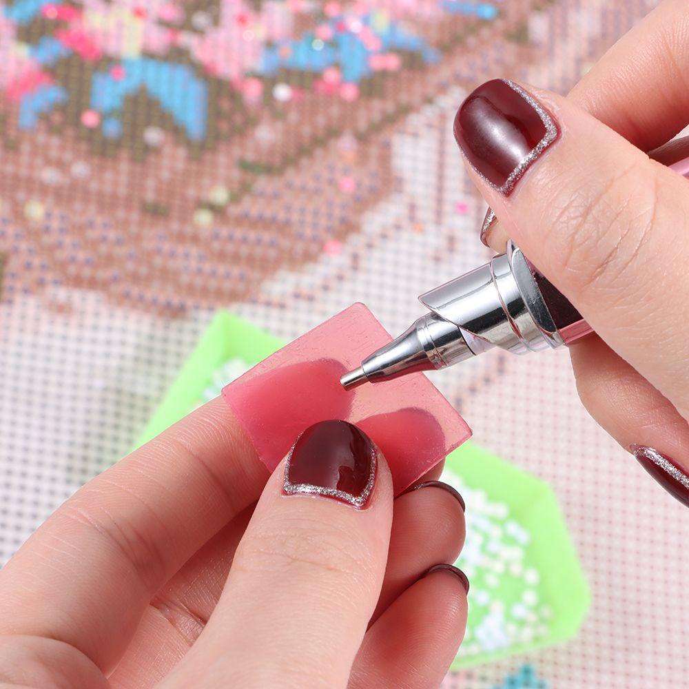 MELODG Bộ Phụ Kiện Làm Tranh Đính Đá DIY Hình Son Môi 5D Độc Đáo