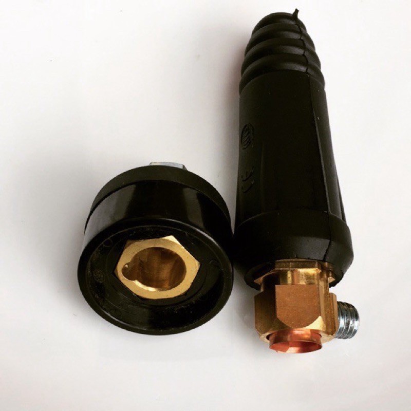 Combo 1 cặp giắc nối nhanh máy Hàn 10-25 ( 1 đầu đực + 1 đầu cái )
