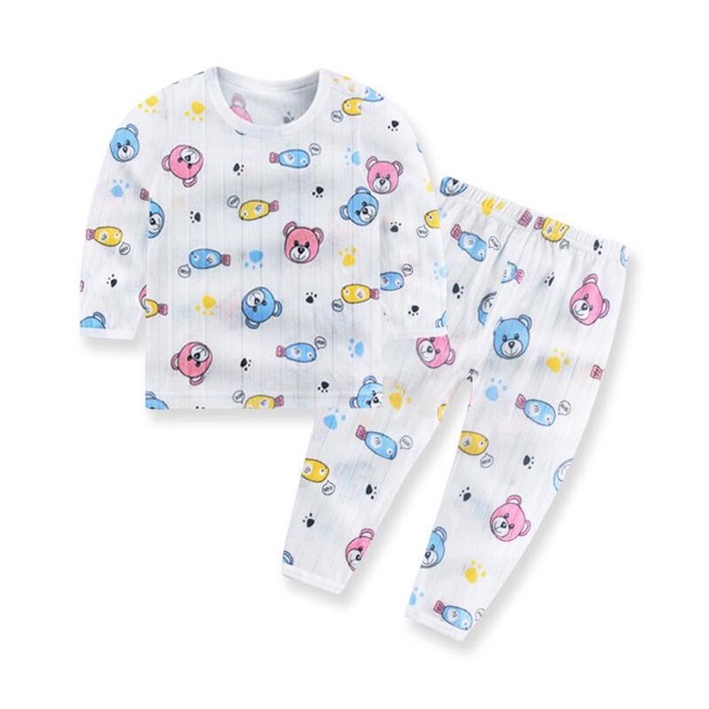 Bộ cotton giấy hàng QCXK cho bé