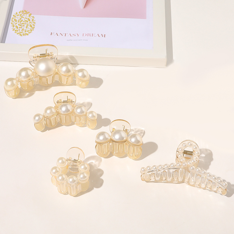 Kẹp Tóc Đính Ngọc Trai Xinh Xắn Dành Cho Nữ