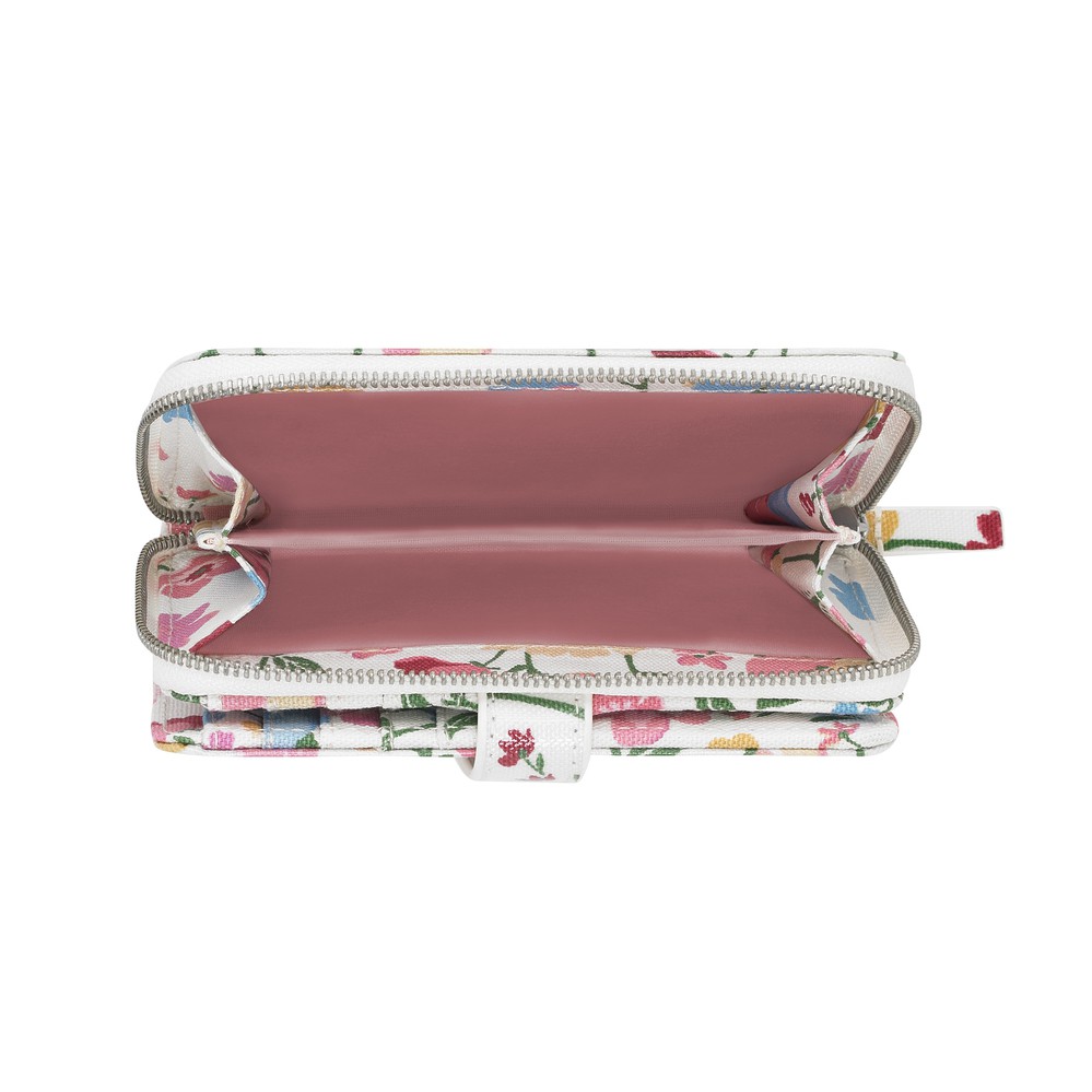 Cath Kidston - Ví cầm tay Folded Zip Wallet Park Meadow - 984928 - Warm Cream