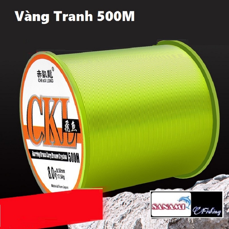 Cước Câu Cá Nhật Bản CKL 500M Vô Cùng Dẻo Dai,Độ Bền Cao Và Cắt Nước Tốt DCR2 - Sanami Fishing Store