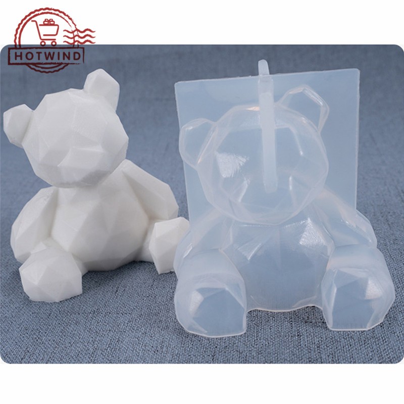 Khuôn silicon làm đồ trang sức hình chú gấu đáng yêu