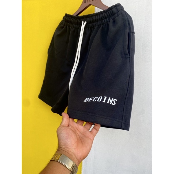 Quần short unisex Becoins size 40kg tới 100kg, quần đùi thể thao vải thun cotton mát mẻ và co dãn tốt
