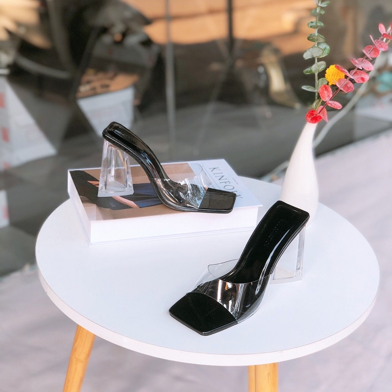 GIÀY CAO GÓT QUAI TRONG ĐẾ TRONG HÌNH TAM GIÁC TRENDY - D27