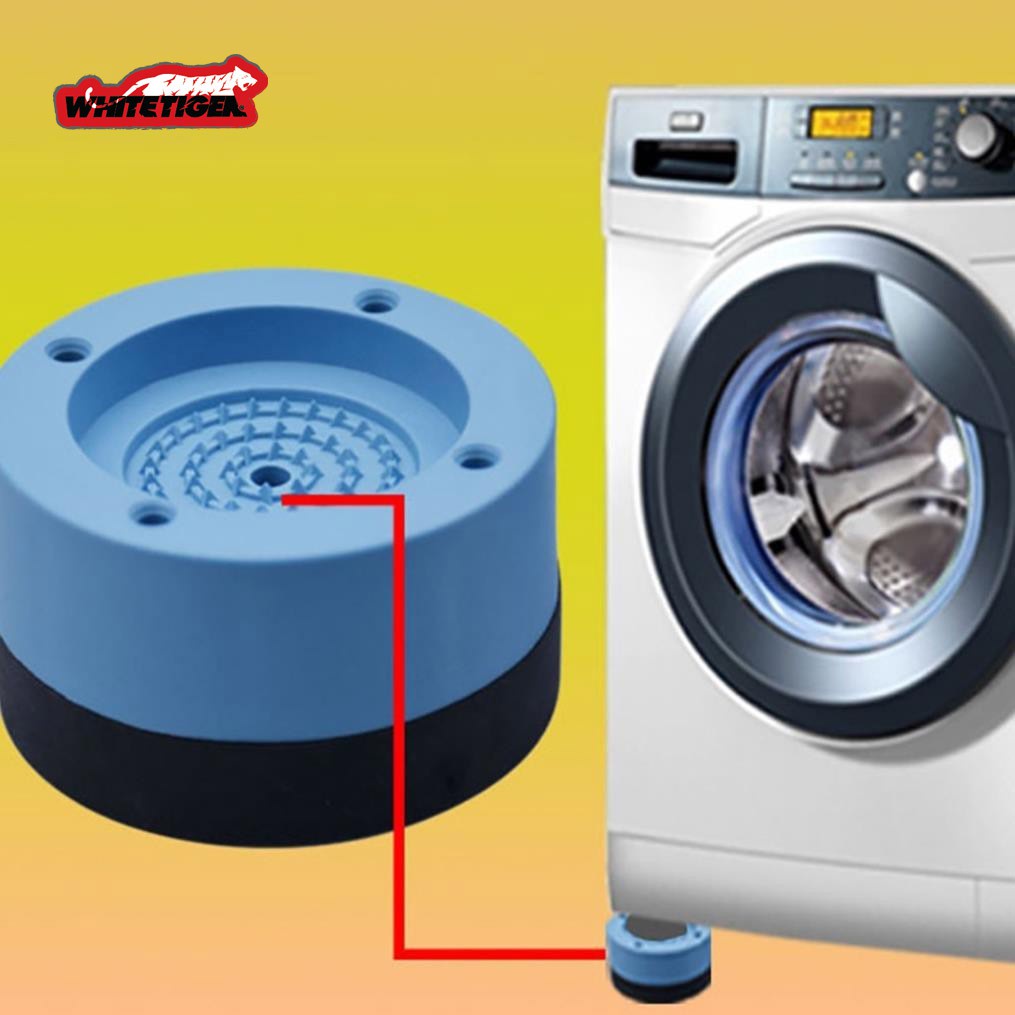 Chân máy giặt 4 miếng cao su cao cấp chống ồn chống rung đầy đủ 2 loại