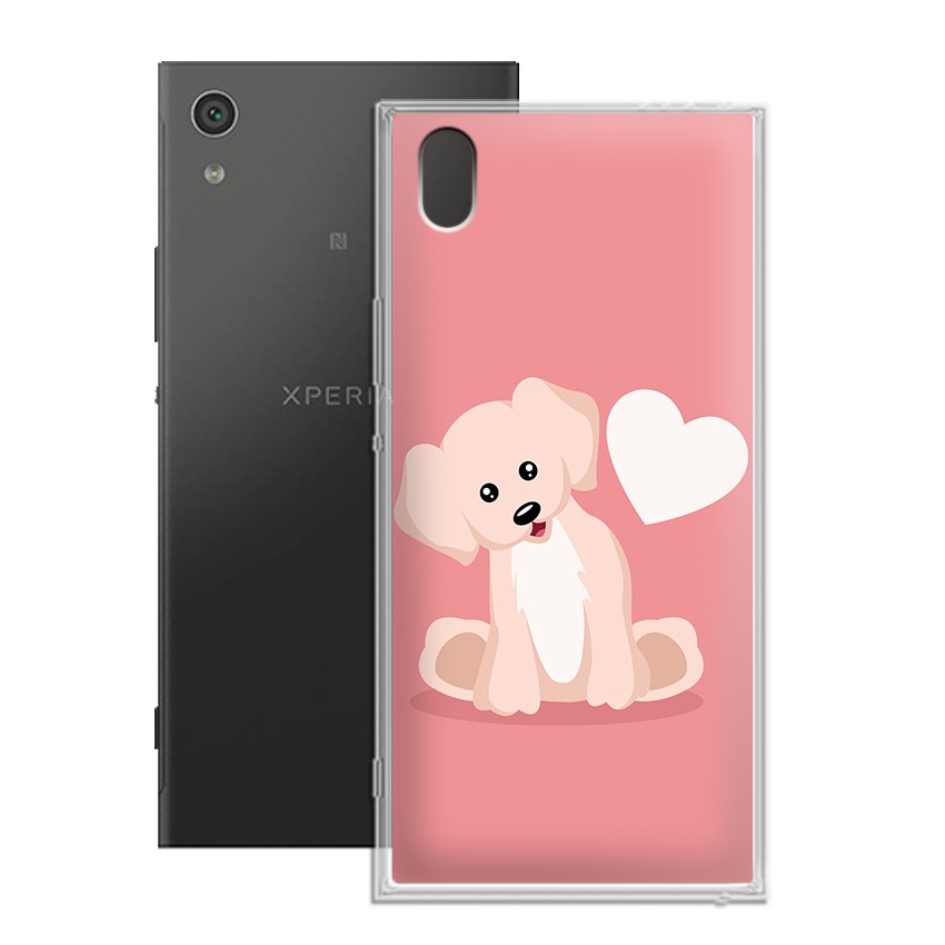 Ốp lưng Sony Xperia XA1 in họa tiết anime chibi dễ thương - 01154 Silicone Dẻo