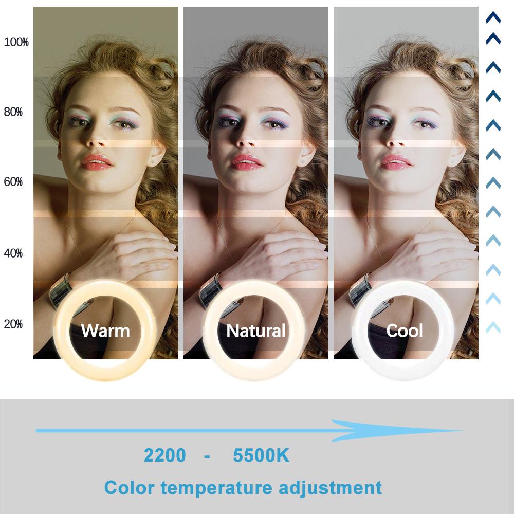 Vòng Đèn Led SUENIN Hỗ Trợ Chụp Ảnh Selfie Cho Máy Tính