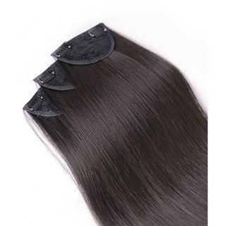 Tóc giả nữ Kẹp phím phồng thẳng Set 3 cái, kẹp phím phồng tóc giả