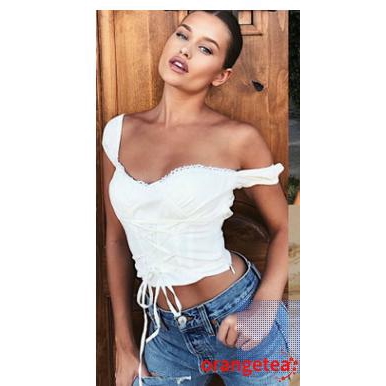 Áo crop top trễ vai phong cách thời trang mùa hè quyến rũ dành cho nữ