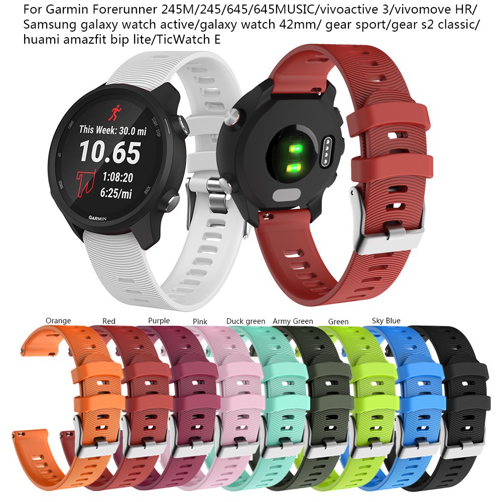 Dây đeo cho đồng hồ thông minh Garmin Forerunner 245M / 245/645 / vivoactive 3 / vivomove HR