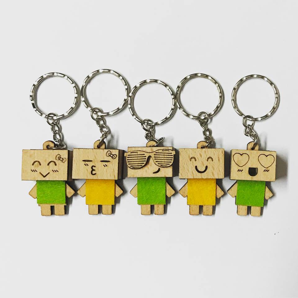 (Combo 100) Móc khóa Danbo sắc thái