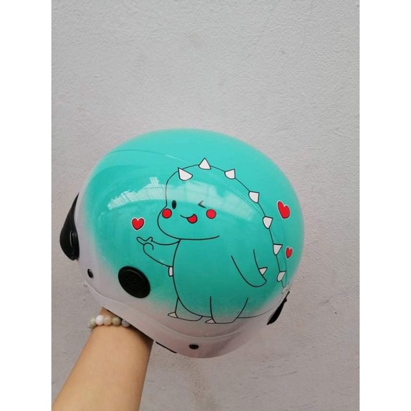 Siêu sales- Nón/ Mũ bảo hiểm sơn khủng long 2 màu cao cấp