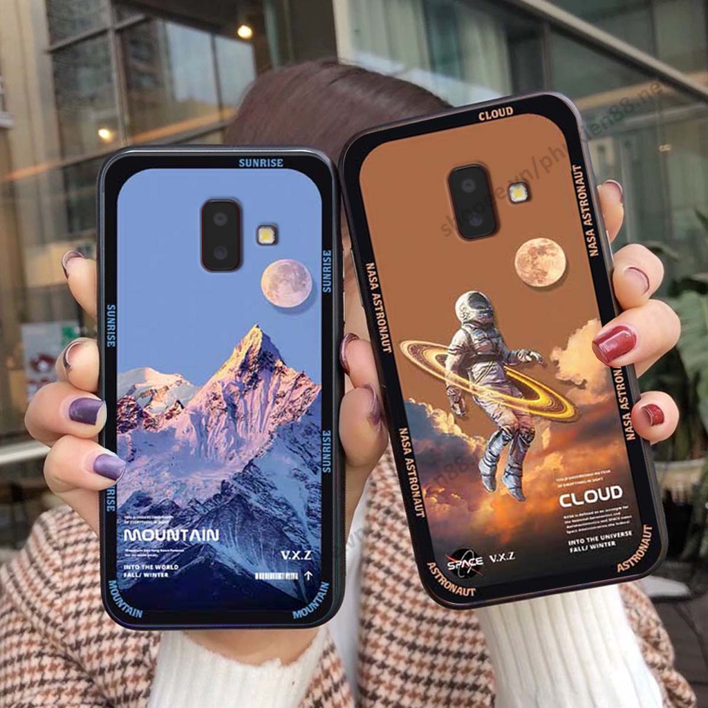 Ốp Samsung J6 2018 / J6 Plus / J6+ hình vũ trụ, mountain, cloud phong cách cá tính
