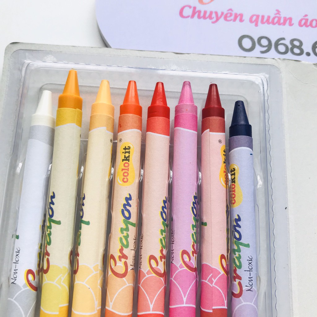 Sáp Màu Colokit CR-C08 (16màu/Hộp)