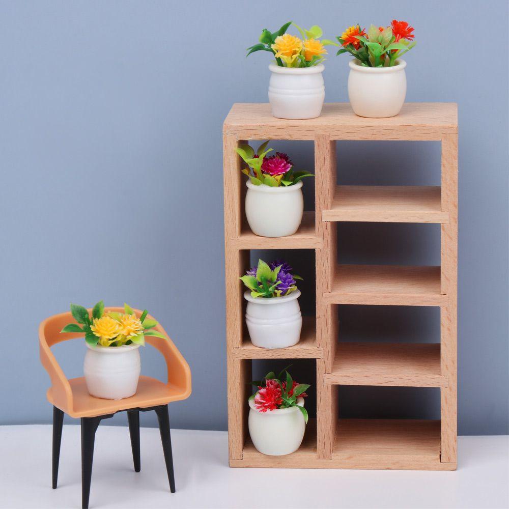 LUOL Giỏ Hoa Mini Trang Trí Nhà Búp Bê