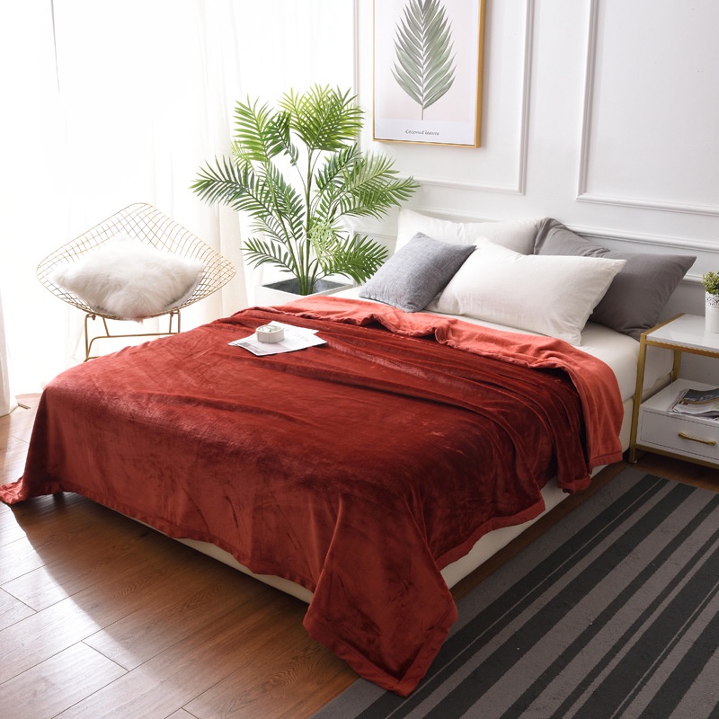Chăn Muji Cao Cấp Nhập Khẩu - mềm mượt không dụng lông - khách chọn màu