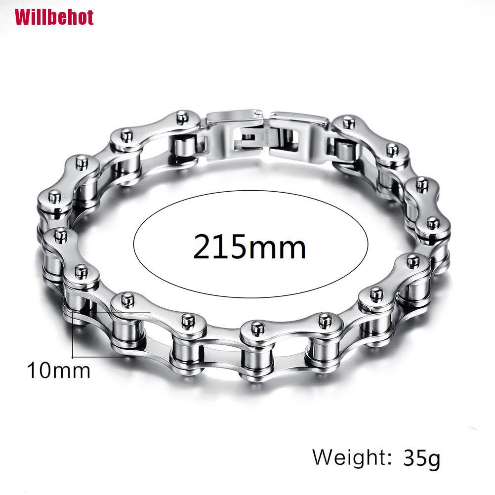 Vòng Tay Dây Xích Bằng Thép Không Gỉ Size 8.5